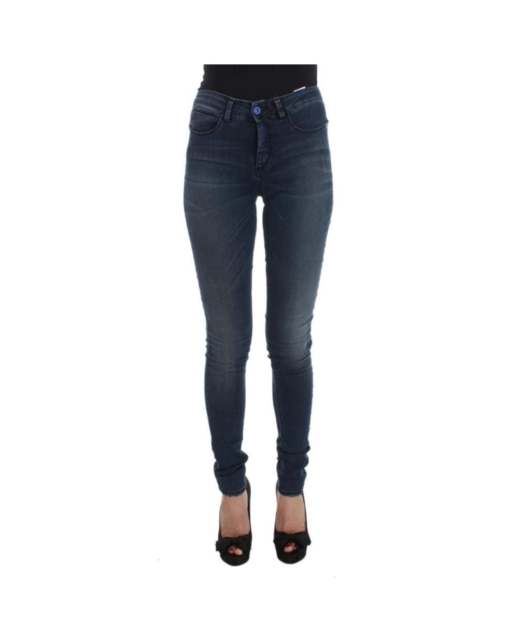CoSTUME NATIONAL Blue Skinny Fit Jeans