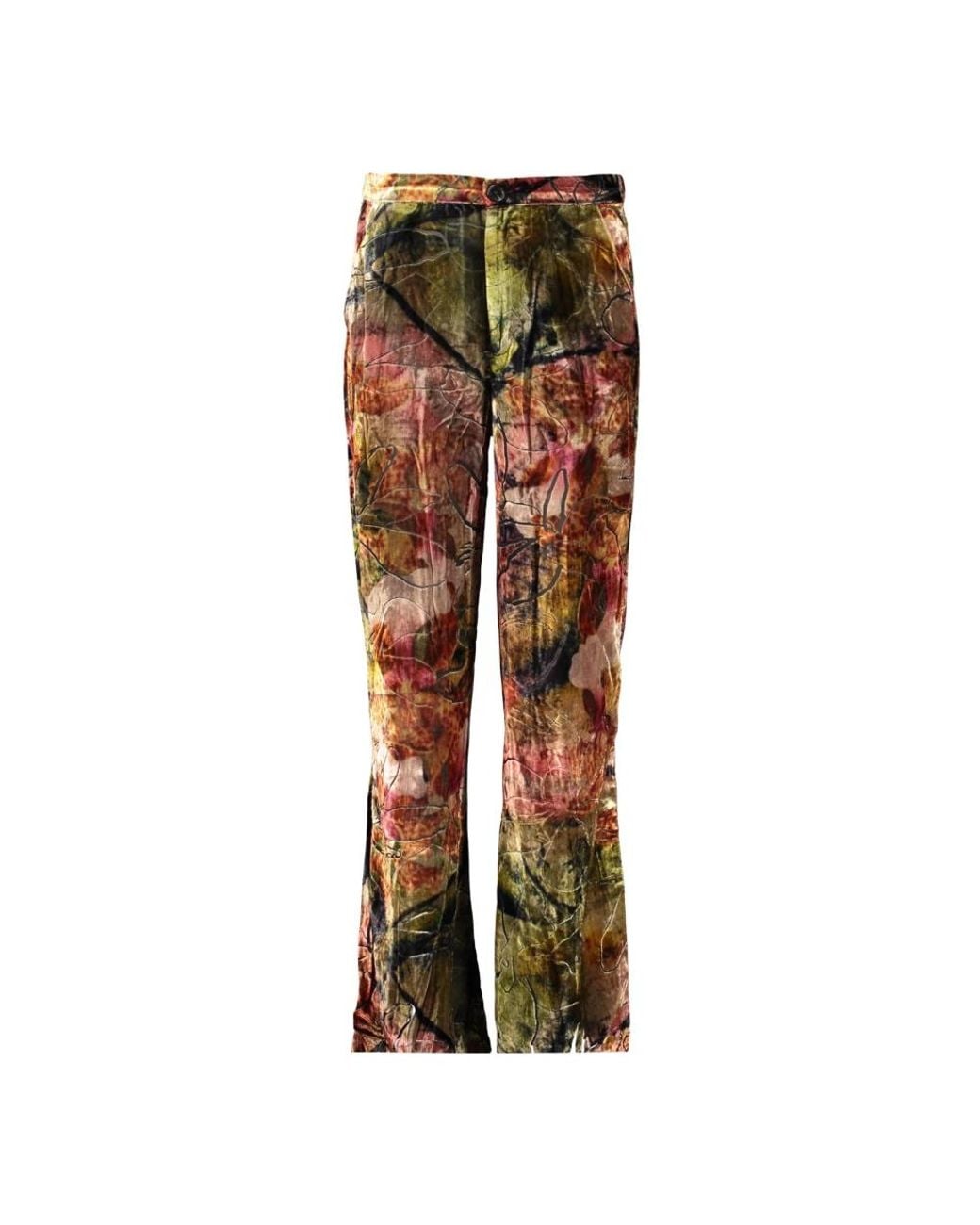 Desigual Multicolor Straight Trousers