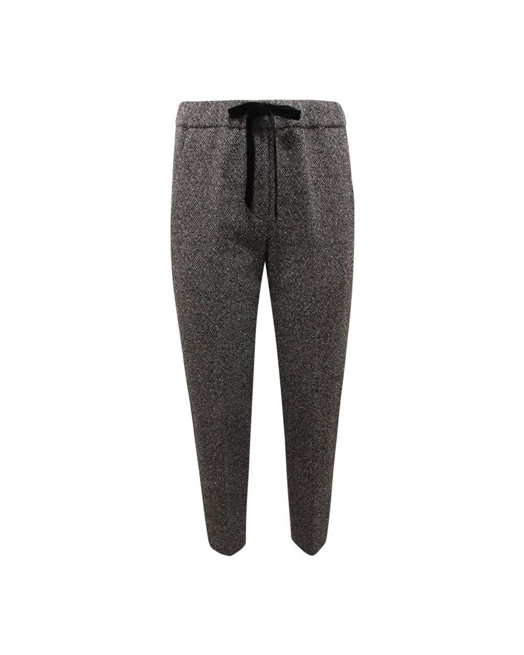 EMMA & GAIA Gray Slim-Fit Trousers