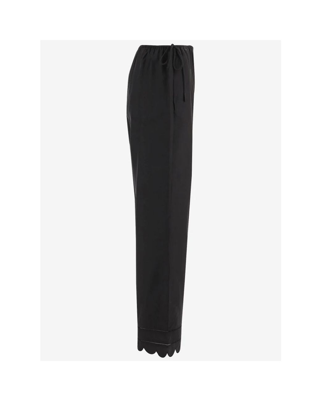 THE GARMENT Black Wide Trousers