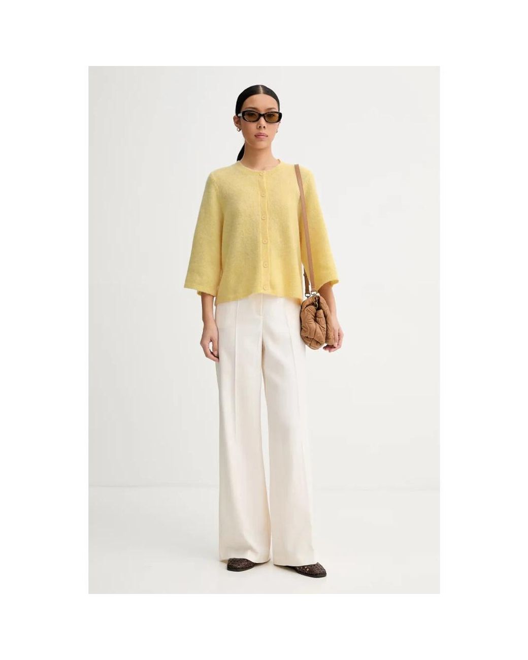 Cardigans Munthe en coloris Yellow