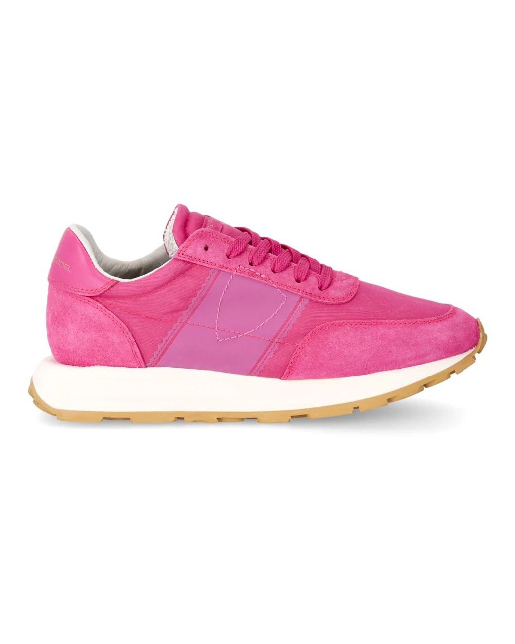 Philippe Model Schoenen ,Roze ,Katoen Sneakers Tour Running in het Pink