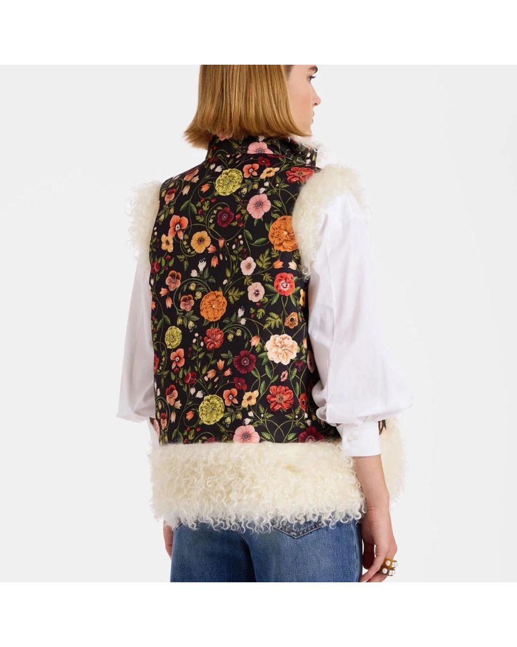 LaDoubleJ Jassen ,Veelkleurig ,Wol Folk Jas in het Natural