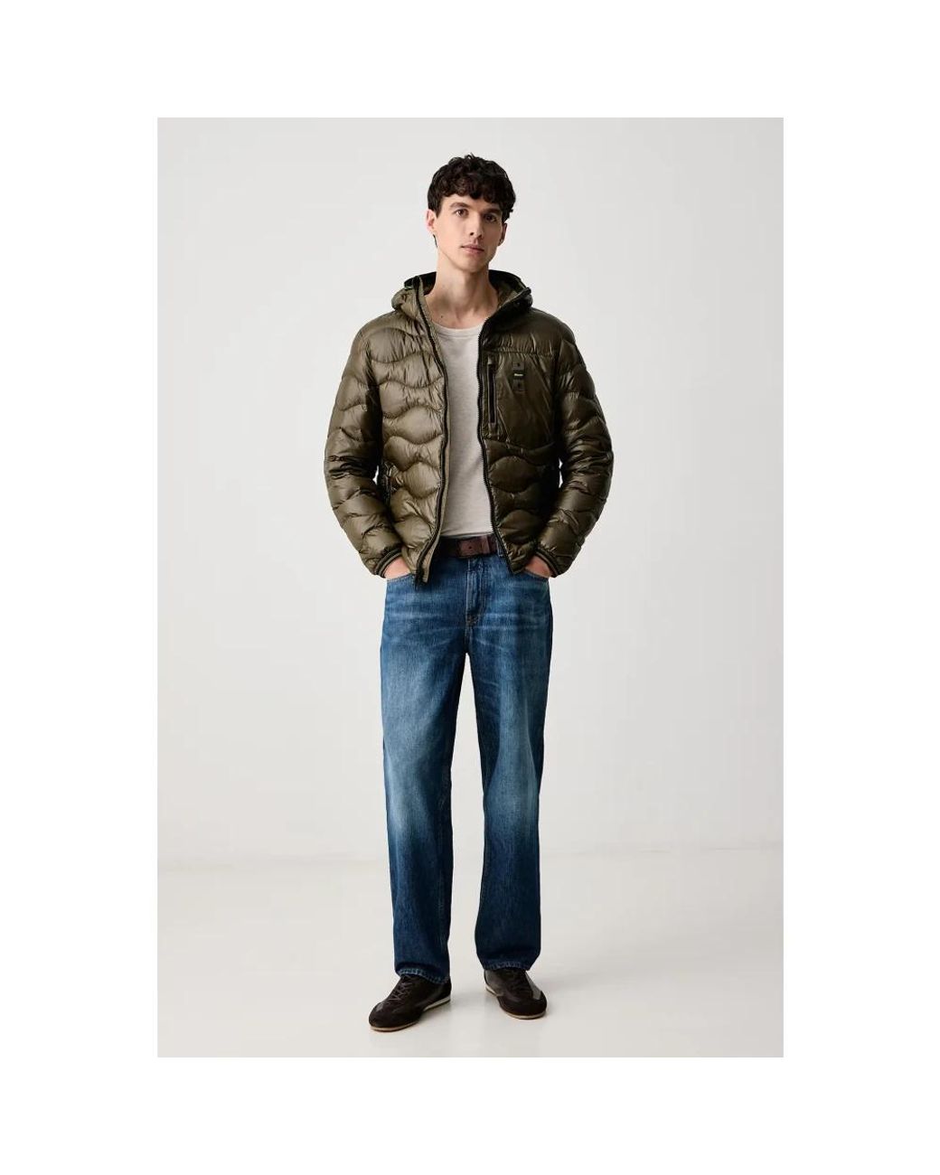 Down Jackets di Blauer in Black da Uomo