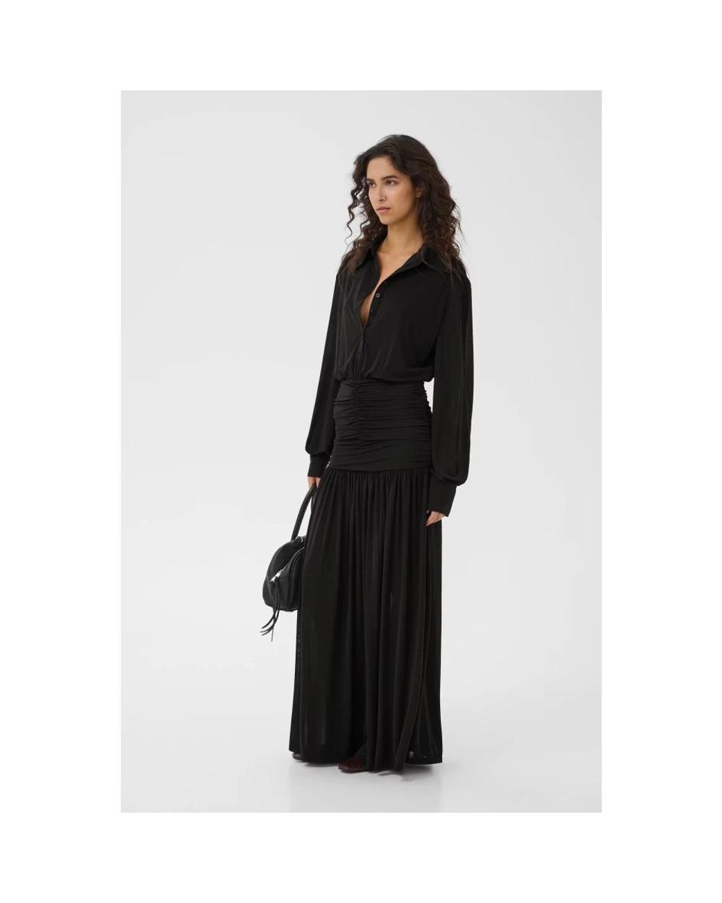 Gestuz Black Shirt Dresses