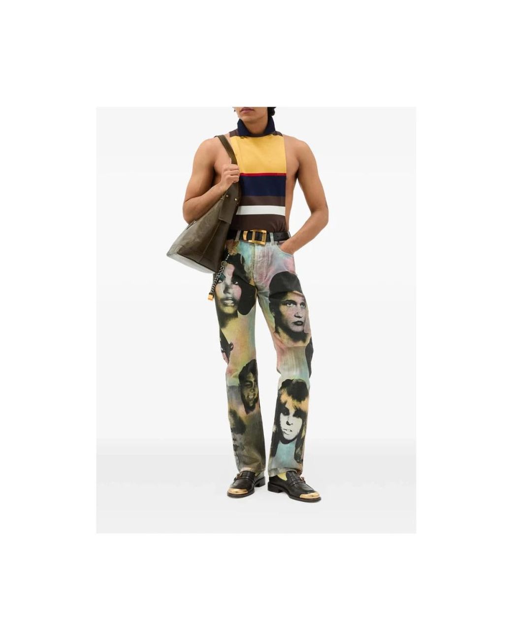 Versace Green Denim for men