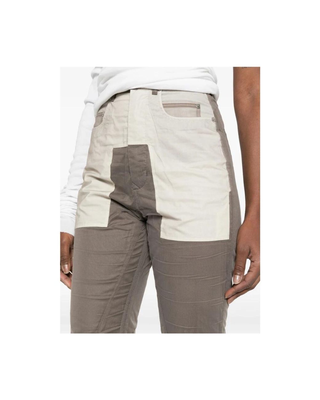 Rick Owens Gray Trousers