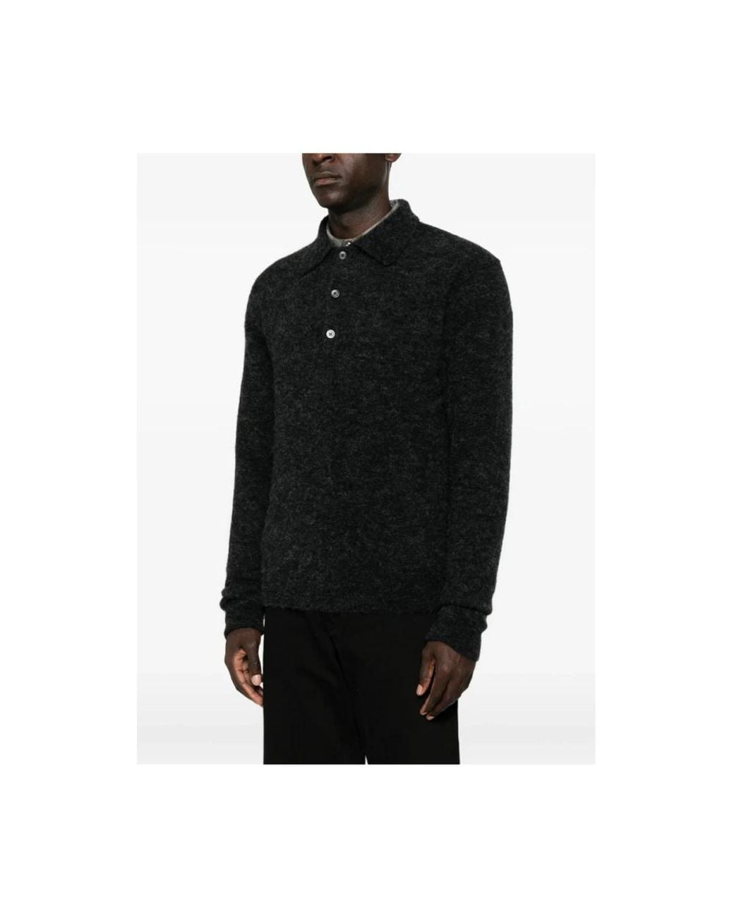 sunflower Black Round-Neck Knitwear for men
