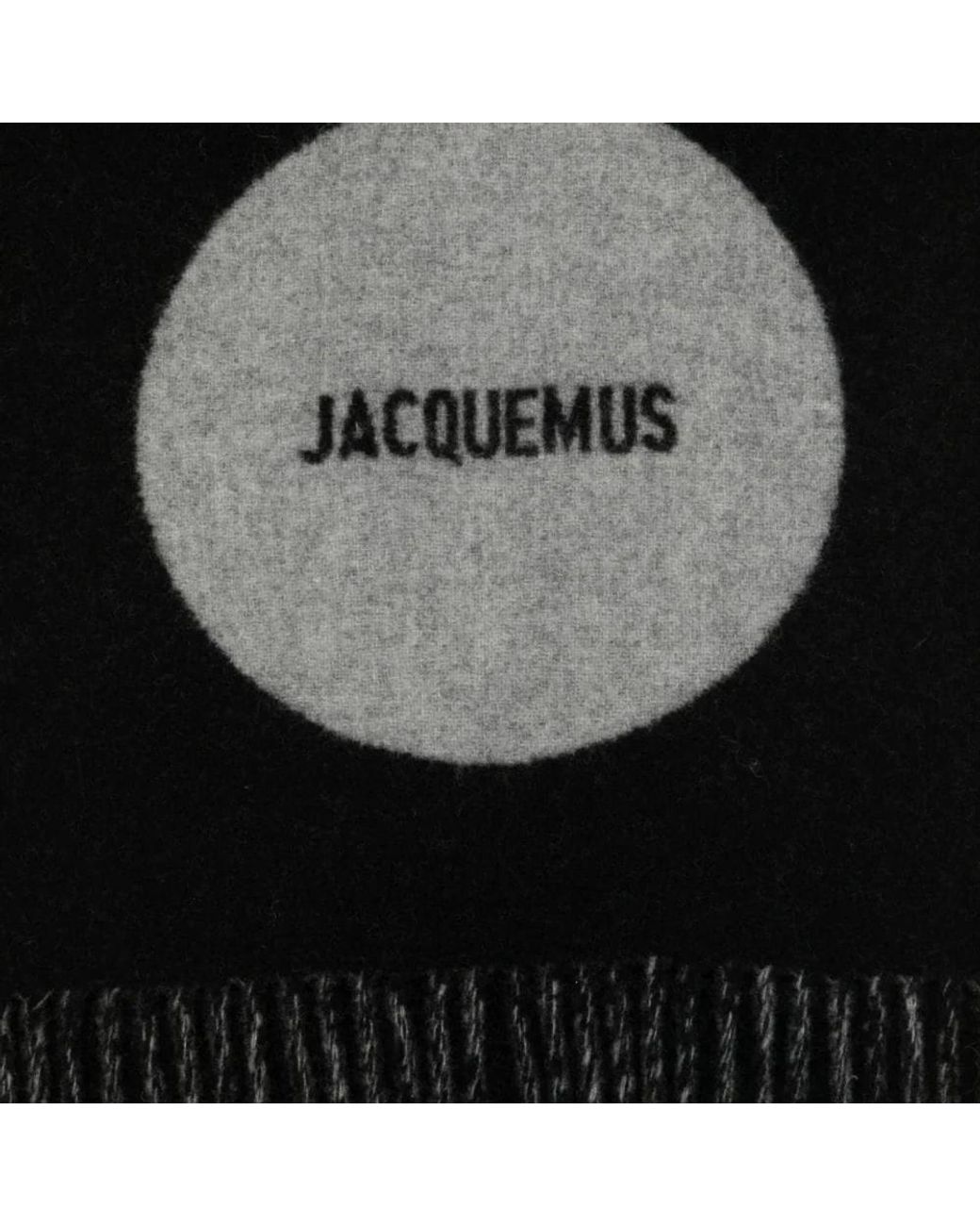 Jacquemus Black Winter Scarves for men