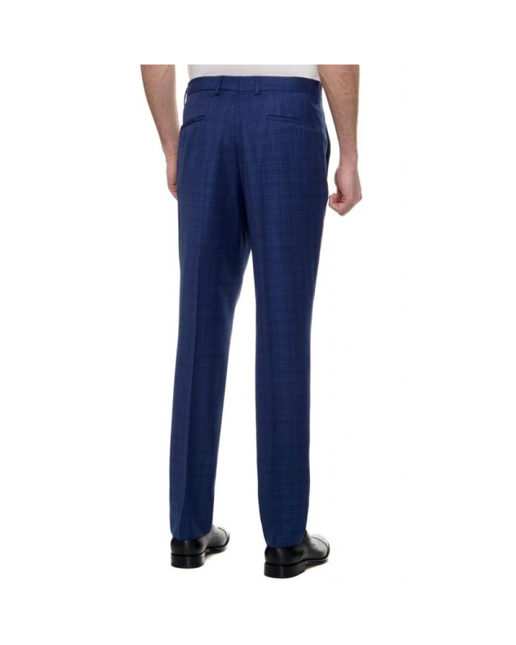 Boss Blue Suit Trousers for men