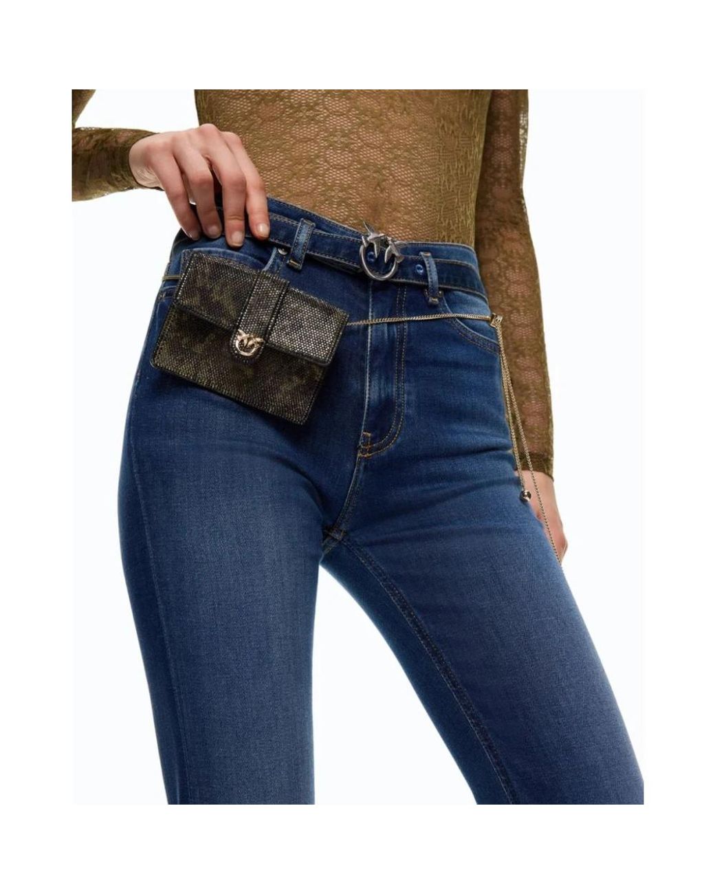 Pinko Blue Flare Jeans