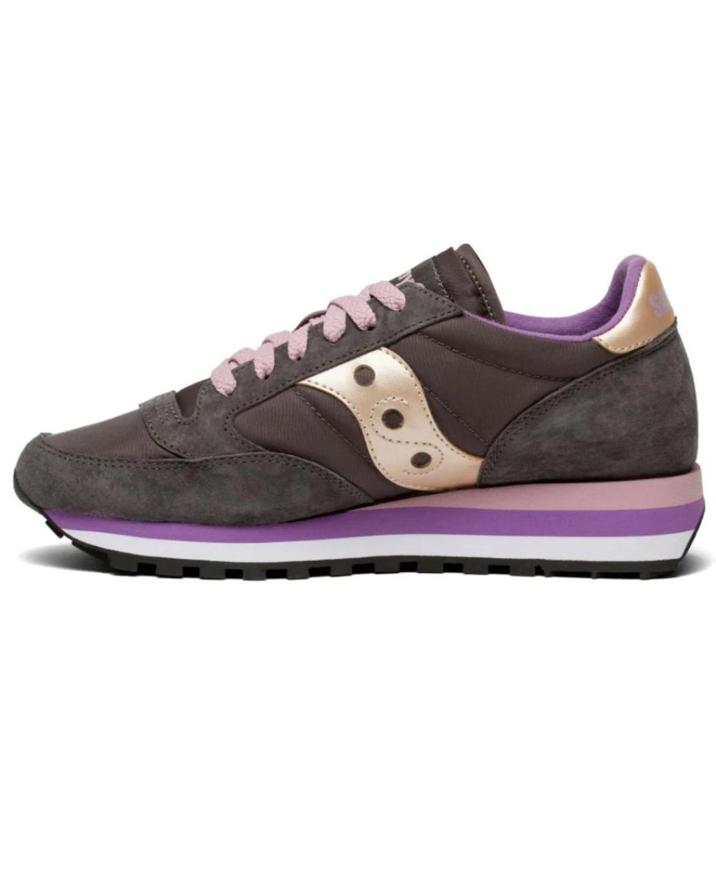Saucony Gray Jazz Triple Sneakers