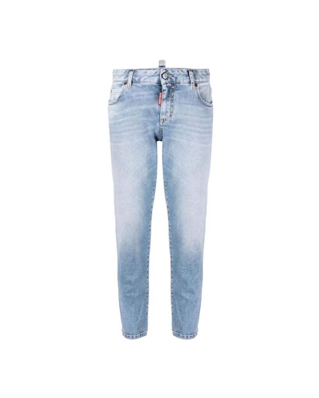 DSquared² Blue Cropped Jeans