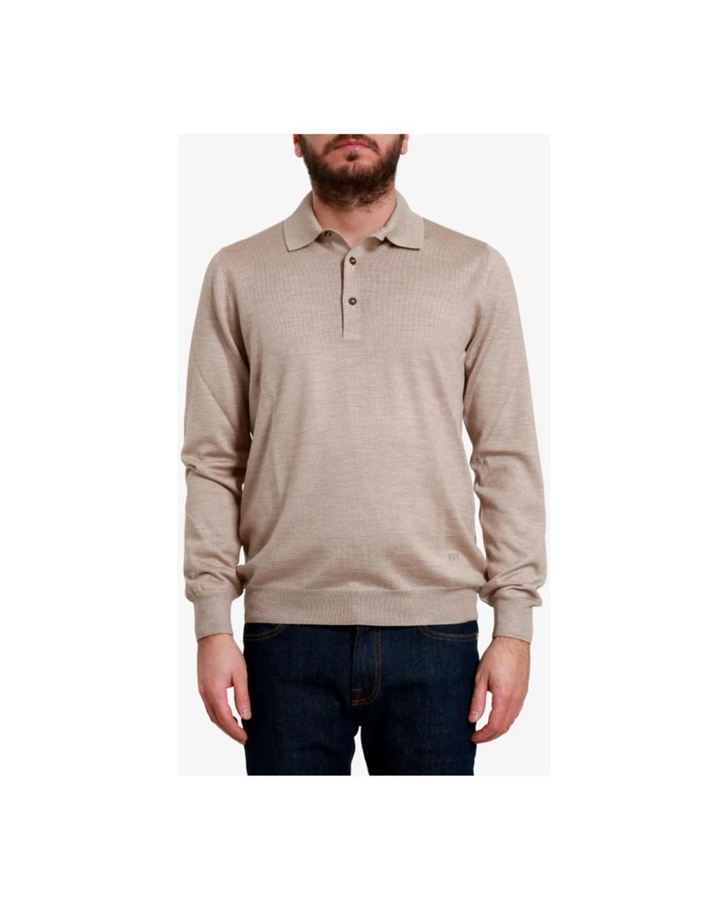 Polo Shirts Fay de hombre de color Natural