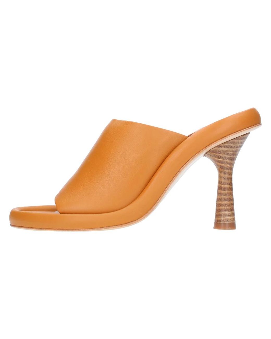 Paloma Barceló Brown Heeled Mules