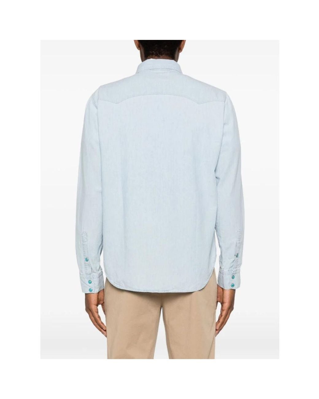 chesapeake's Blue Denim Shirts for men