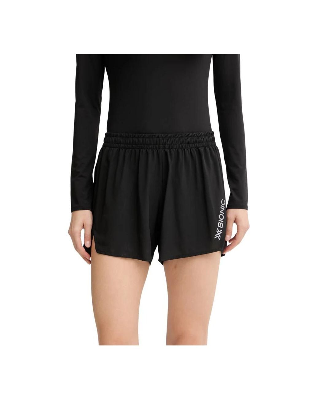 X Bionic Black Streamlite Trail Running Shorts