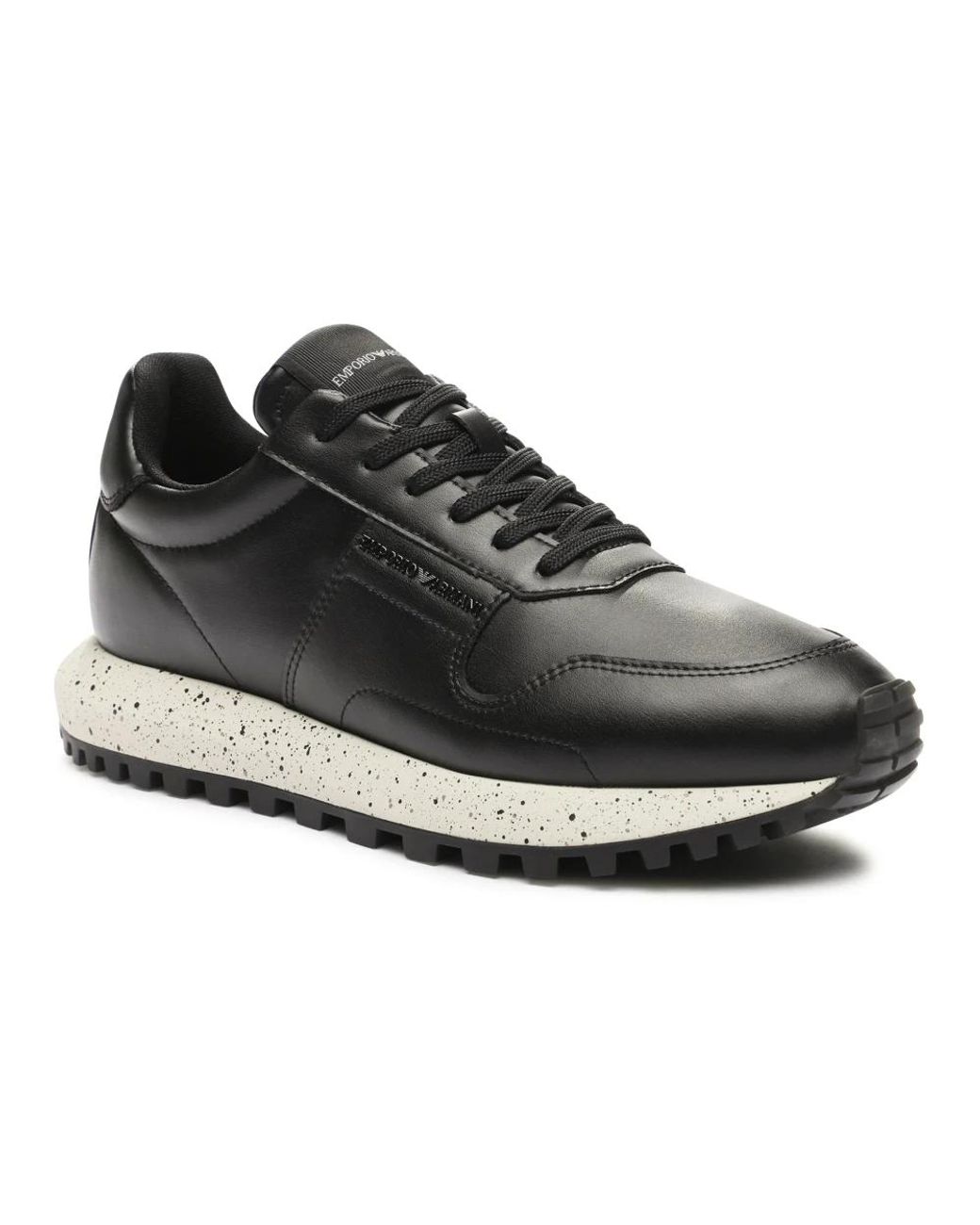 Emporio Armani Black Sneakers for men