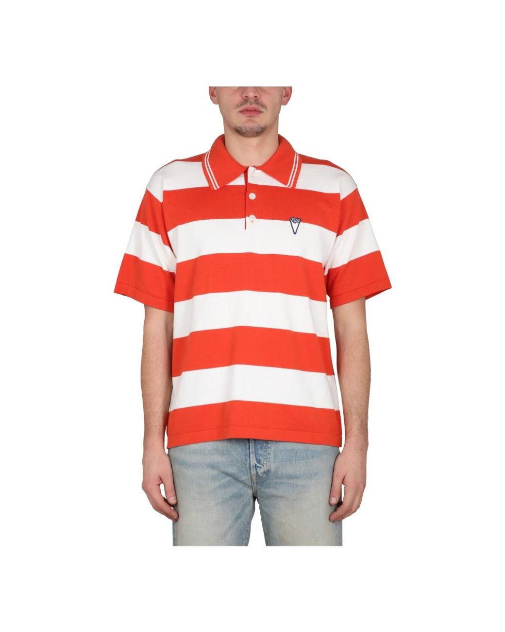 KENZO Red Polo Shirts for men