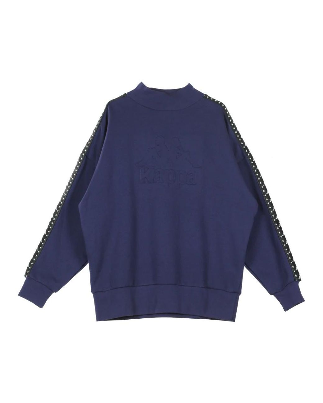 Kappa Hoodies & Sweatvesten ,Blauw ,Blauw Greystone/Zwart Crewneck Sweater in het Blue voor heren