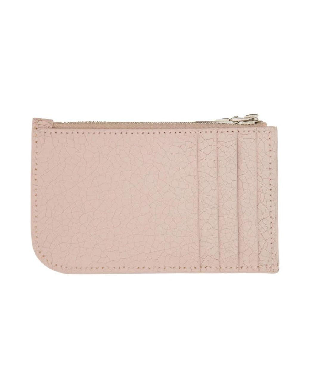 McQueen Pink Logo Leder Kartenhalter Made