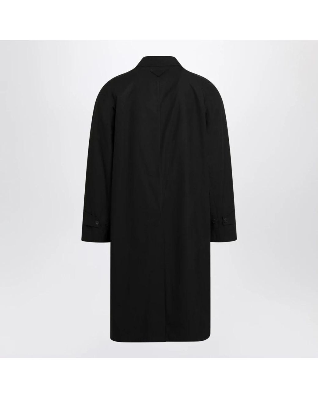Prada Black Single-Breasted Coats for men