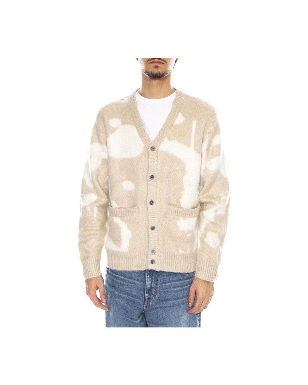 Cardigans Obey de hombre de color Natural