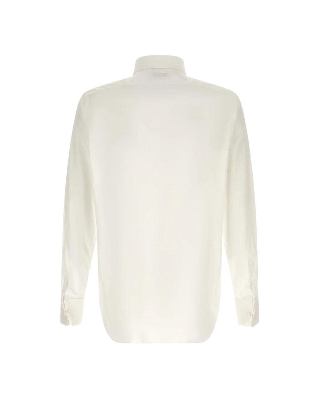 Finamore 1925 White Formal Shirts for men