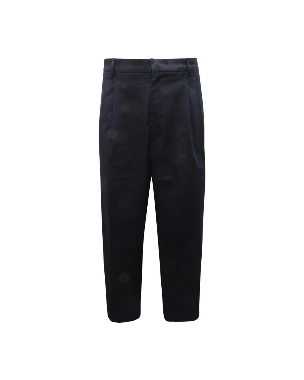 Amaranto Black Straight Trousers for men