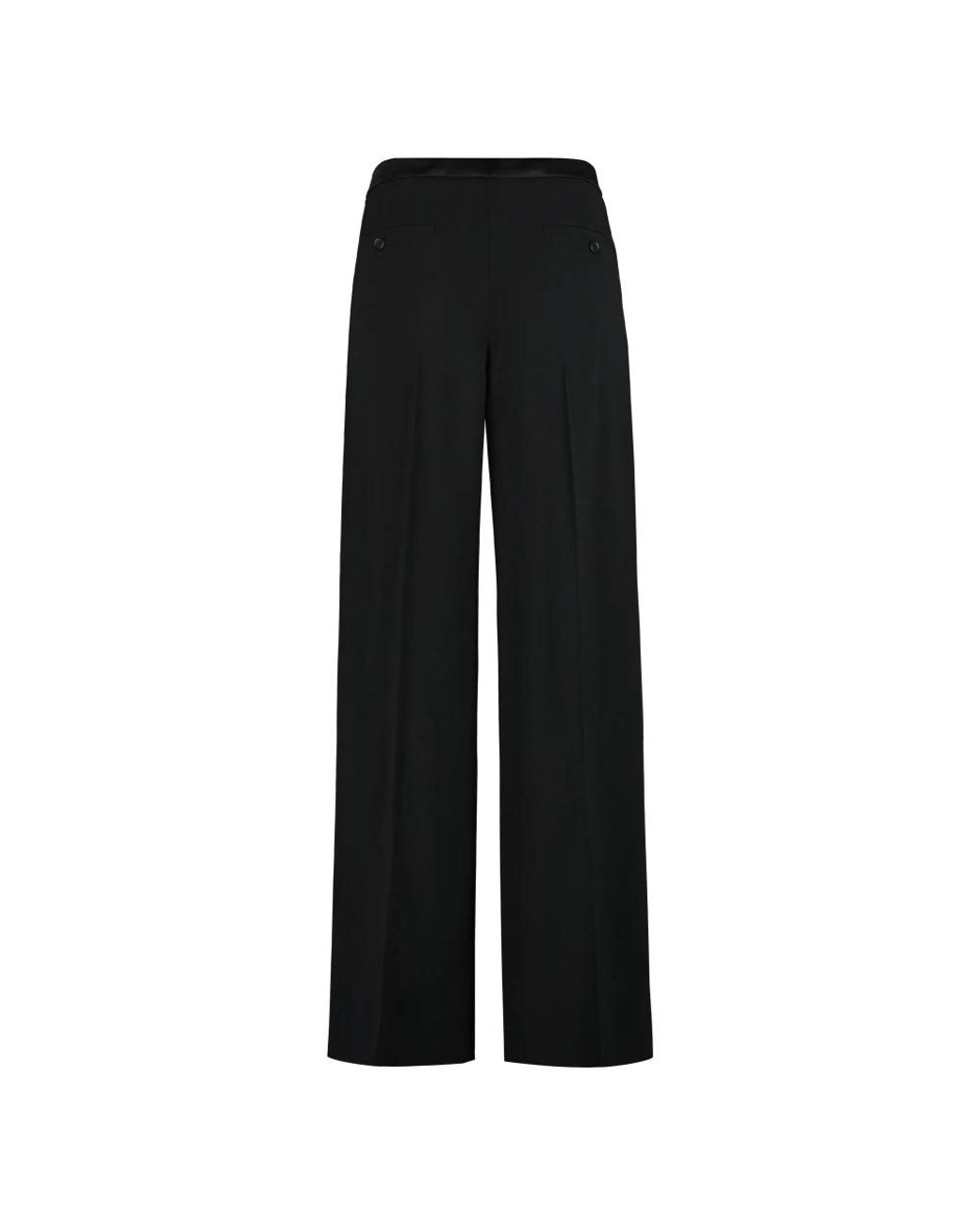 Aspesi Black Wide Trousers