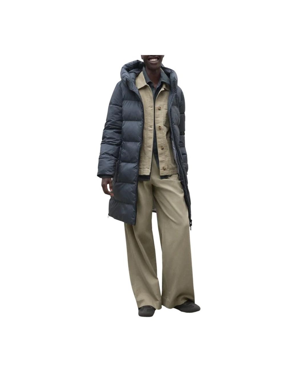 Ecoalf Blue Down Coats