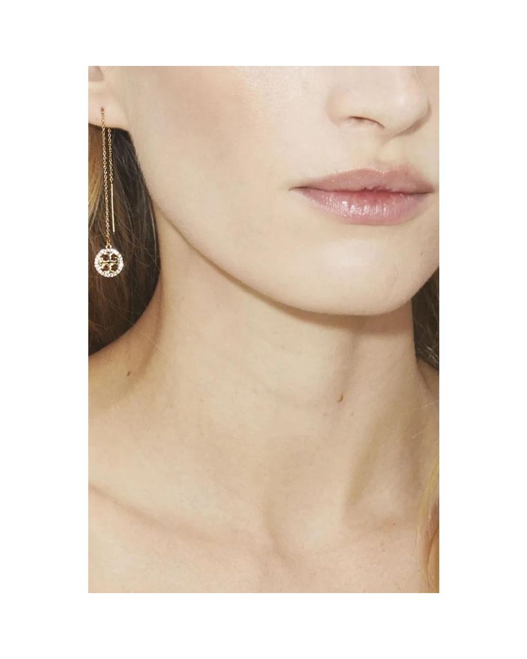 Earrings Tory Burch de color Metallic