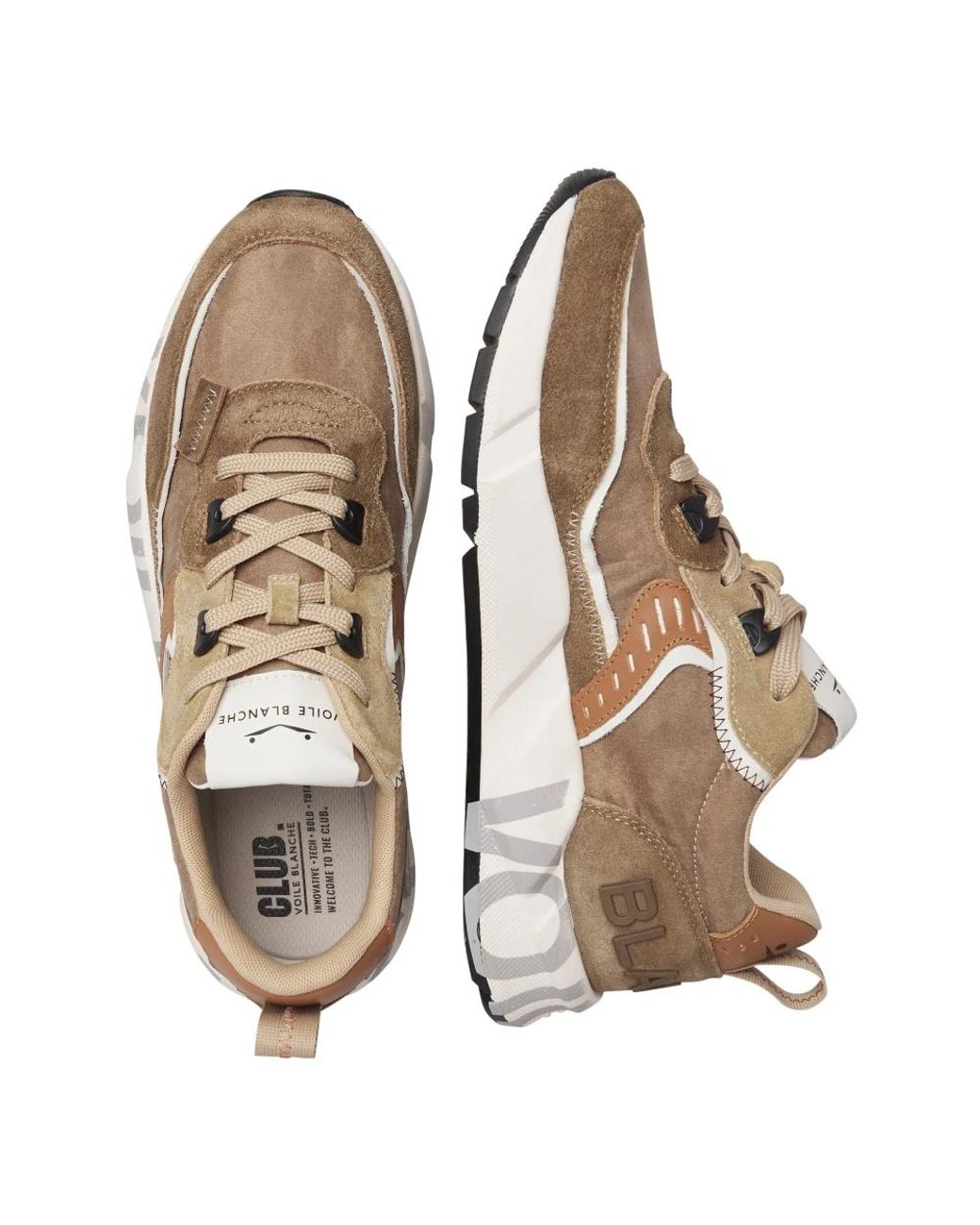 Voile Blanche Brown Sneakers for men