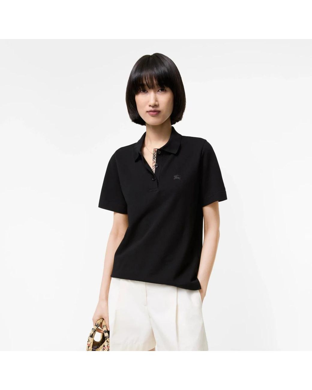 Burberry Black Polo Shirts