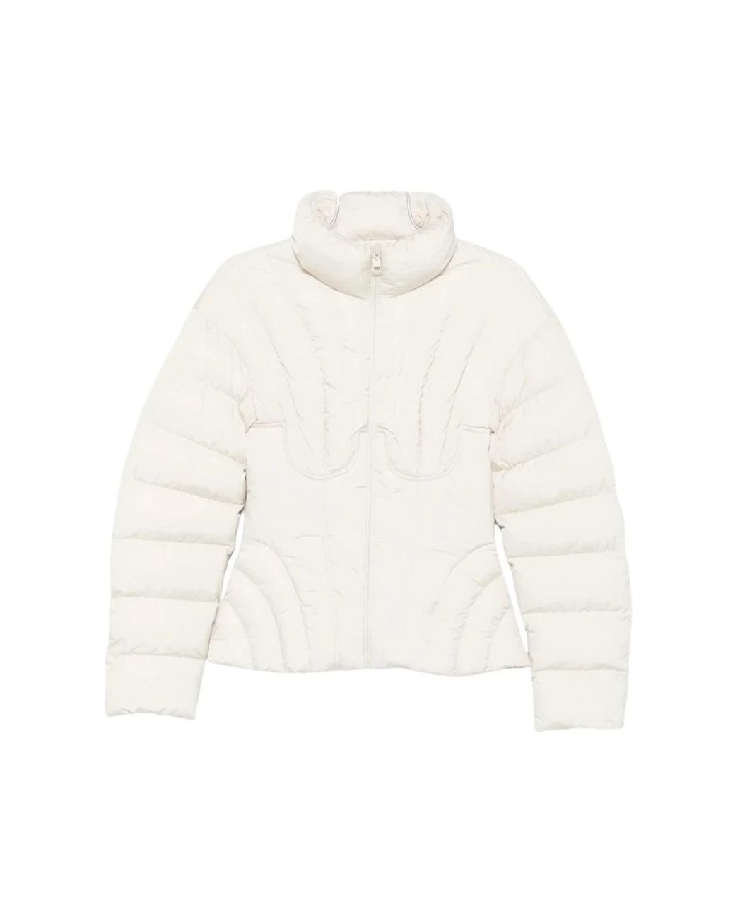 Elisabetta Franchi White Winter Jackets