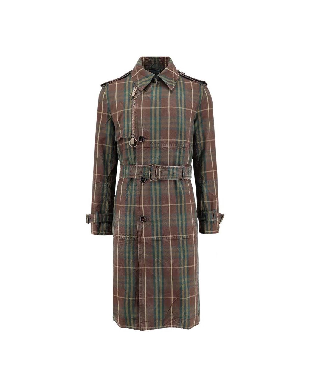Burberry Trench Coats in het Gray voor heren