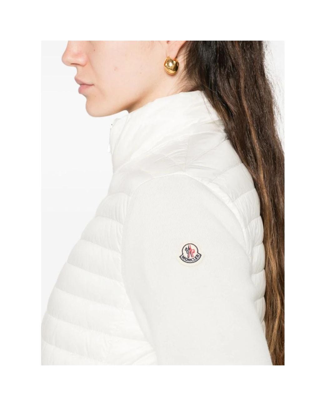 Moncler White Winter Jackets