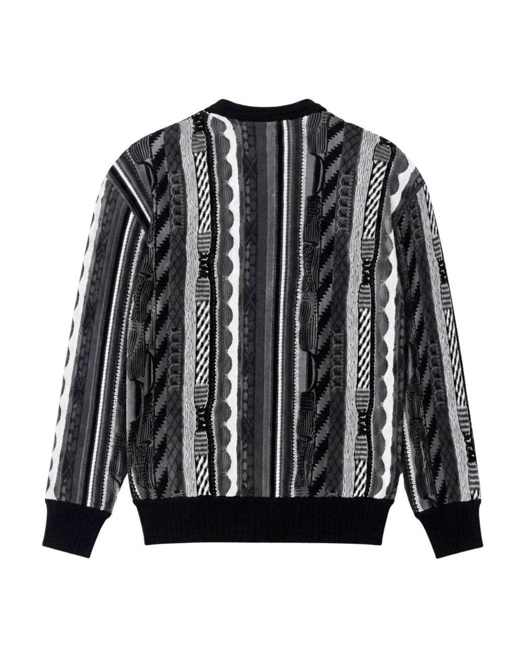 carlo colucci Black Round-Neck Knitwear for men