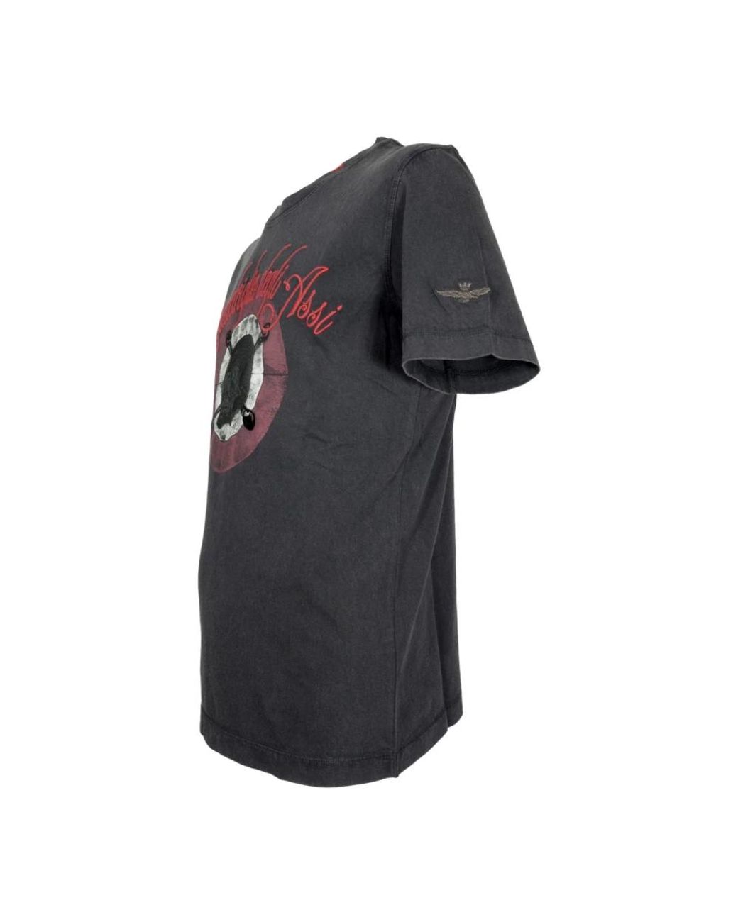 Aeronautica Militare Gray T-Shirts for men