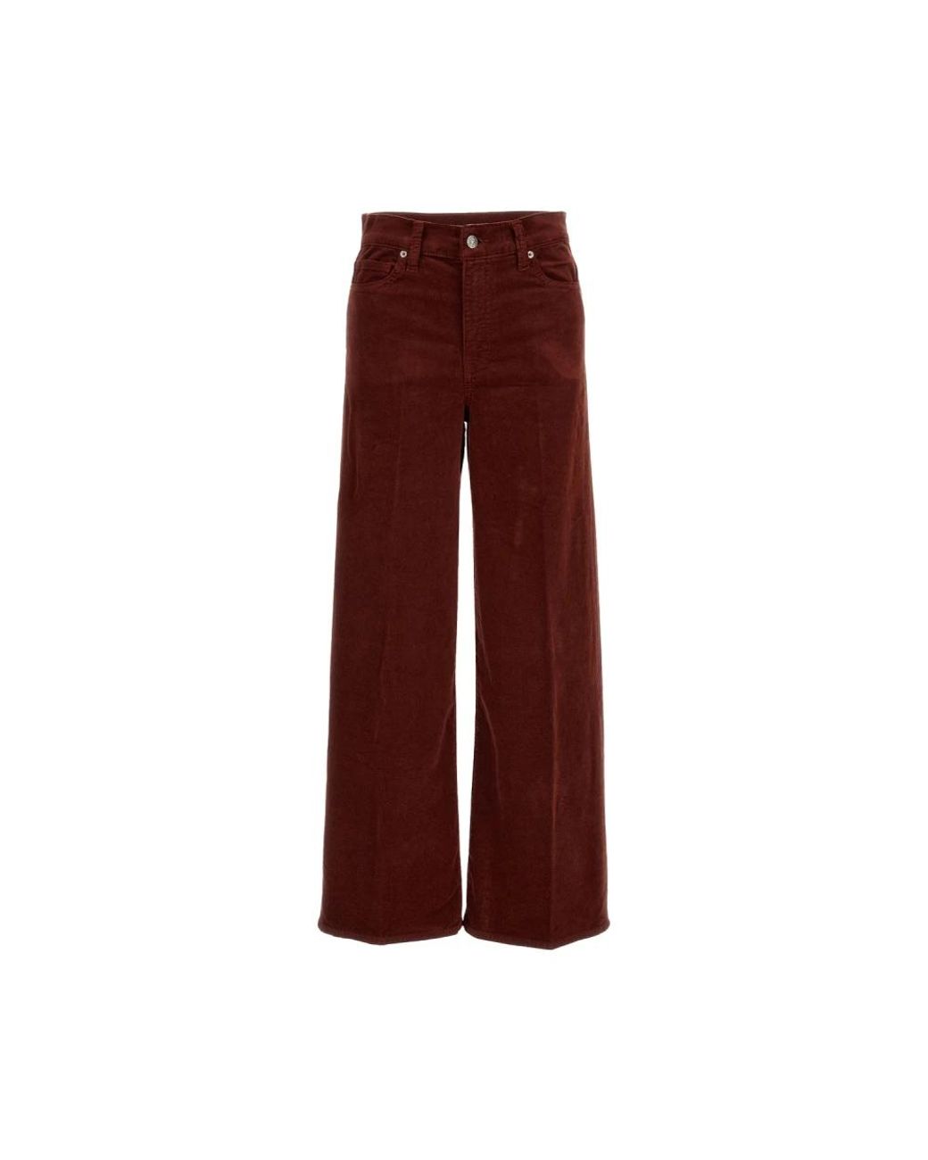 FRAME Red Wide Trousers