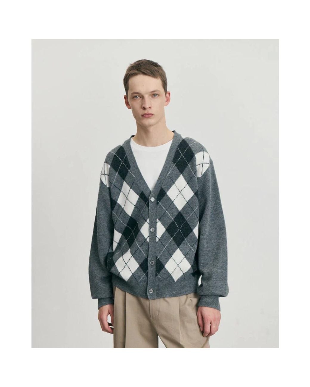 DUNST Gray Cardigans for men
