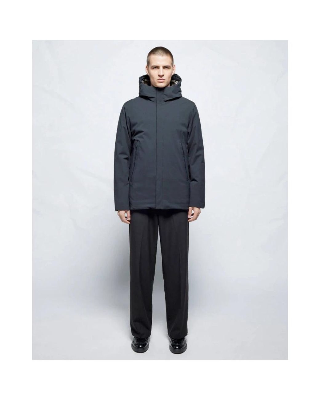 Elvine Blue Winter Jackets for men