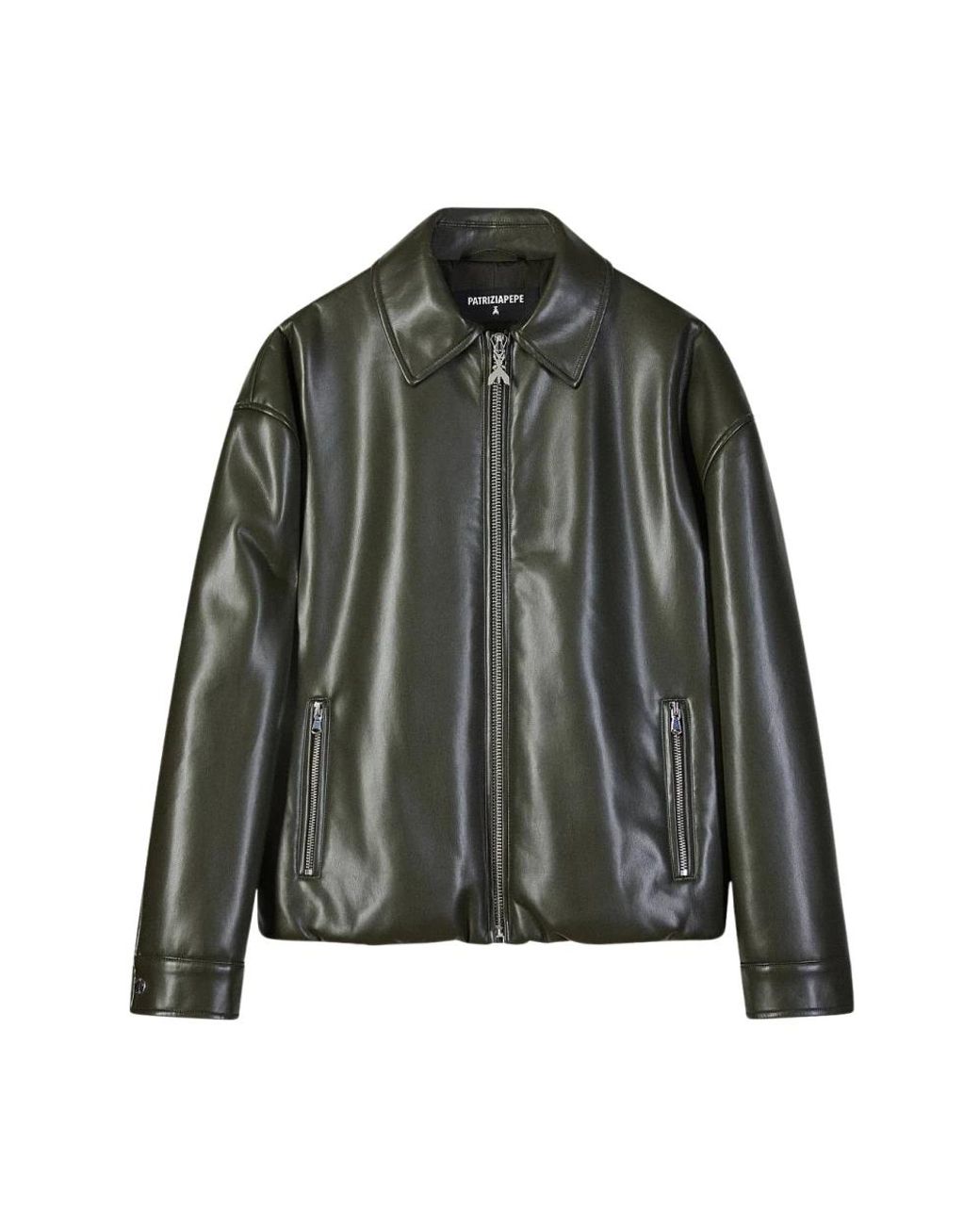 Patrizia Pepe Green Bomber Jackets