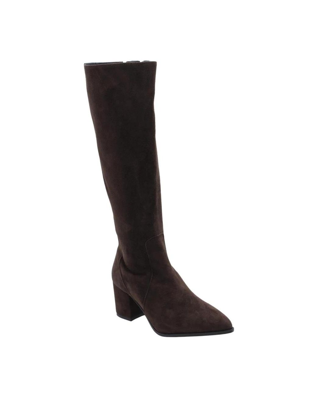 E mia Brown Heeled Boots