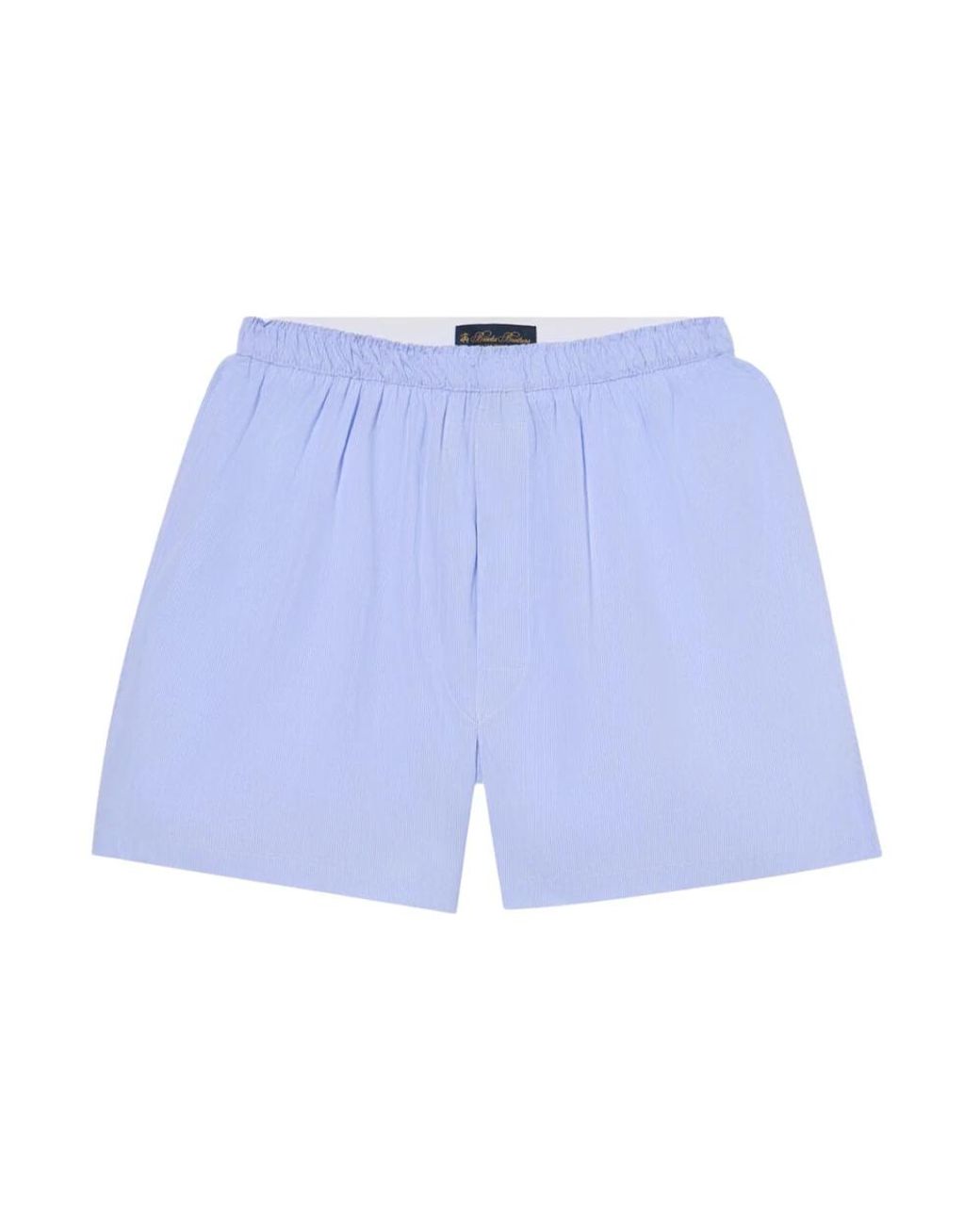 Brooks Brothers Ondergoed ,Blauw ,Katoen Micro Gestreept Katoenen Boxershort in het Blue voor heren