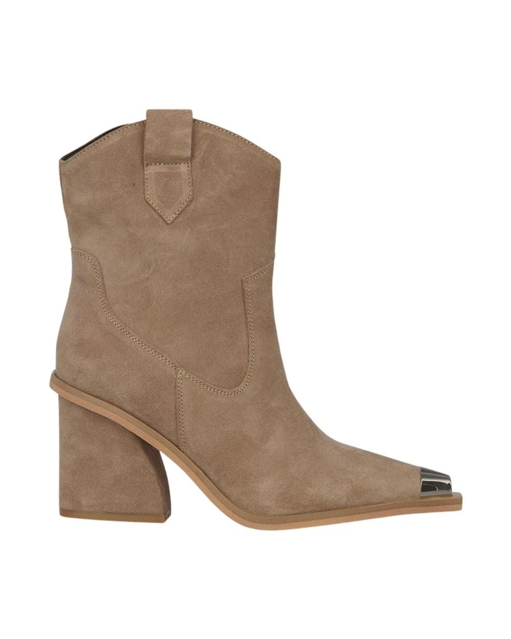 Alma En Pena. Brown Cowboy & Biker Boots