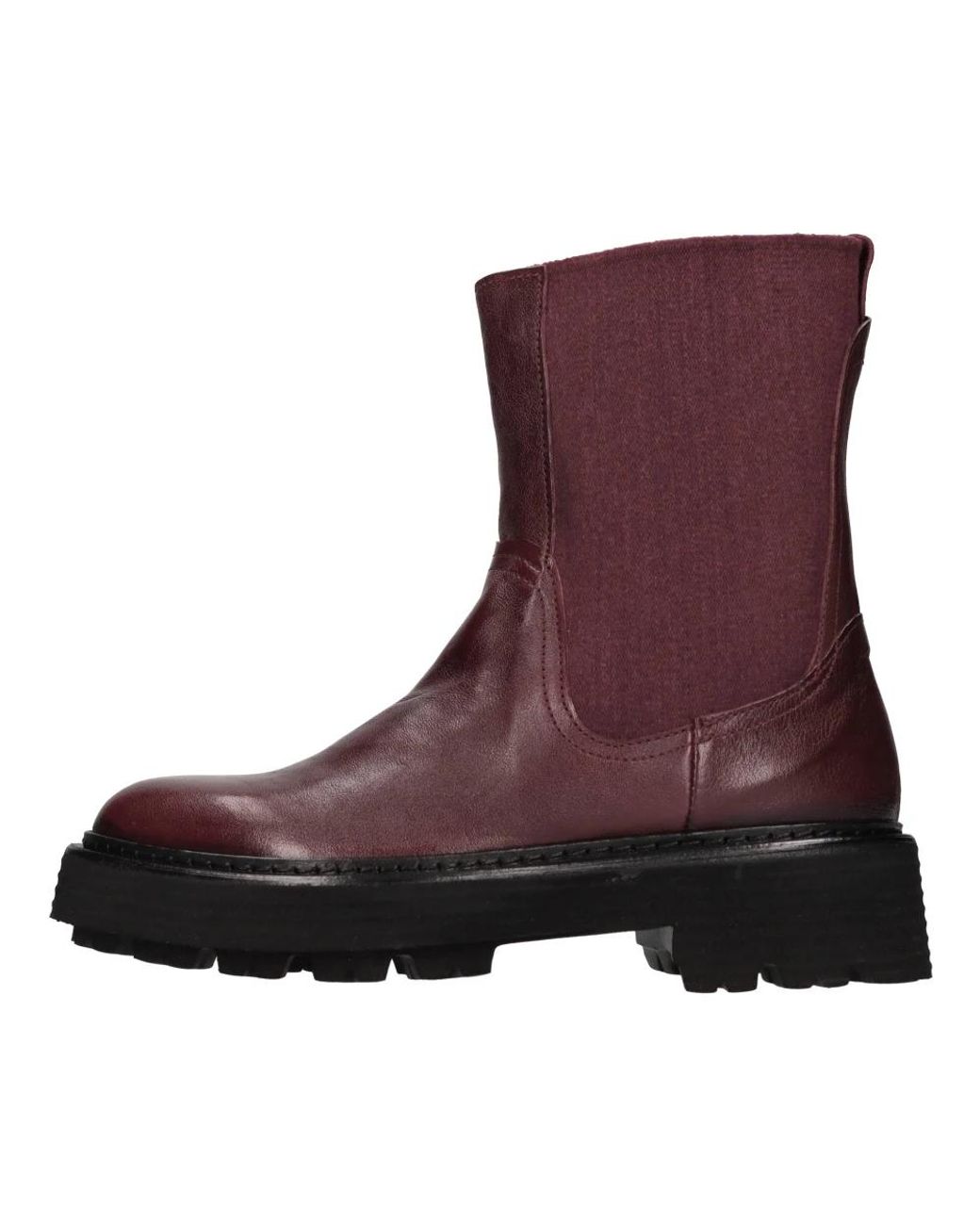 Hundred 100 Purple Chelsea Boots