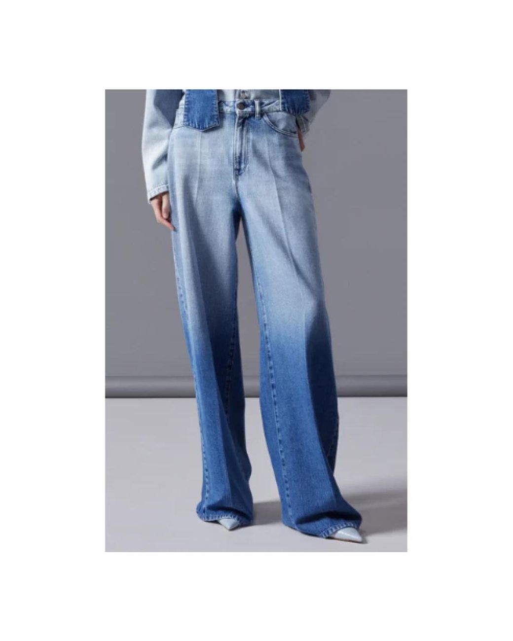 3x1 Blue Wide Jeans