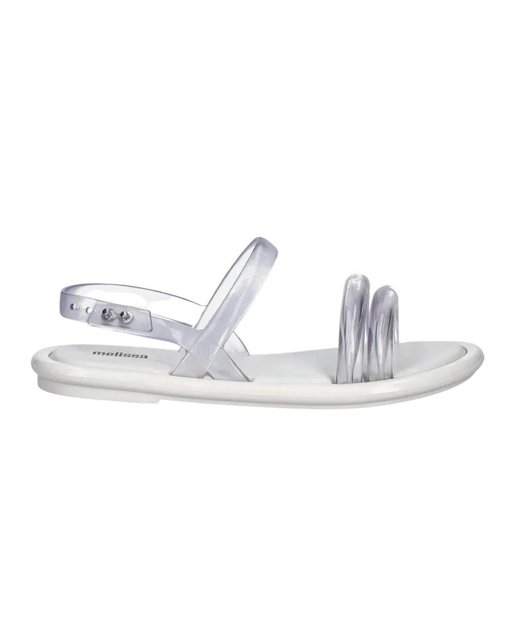 Melissa White Airbubble Sandal Ad