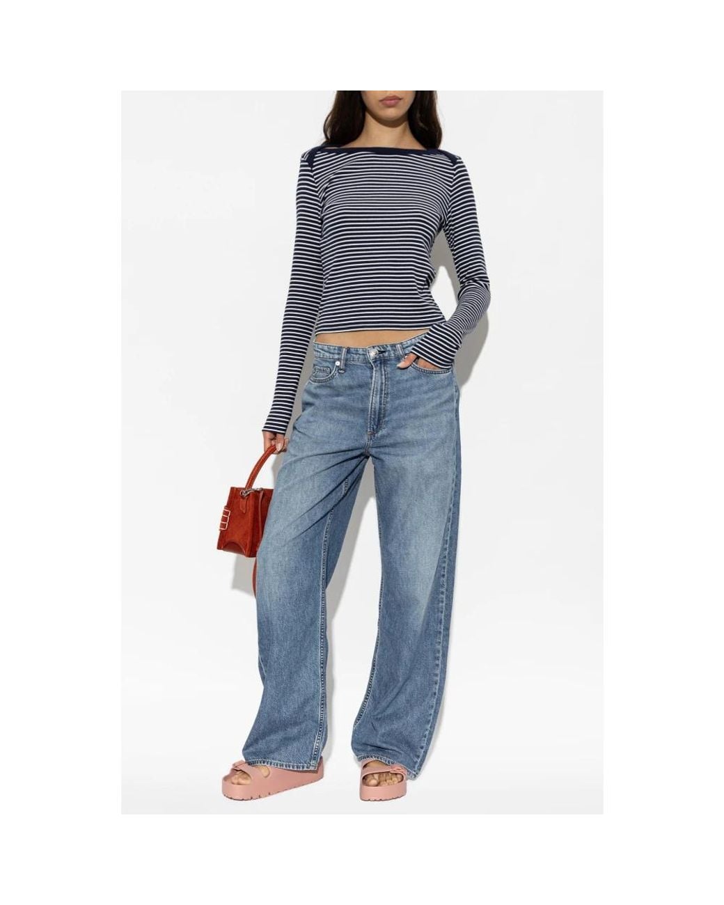 Straight Jeans Rag & Bone en coloris Blue